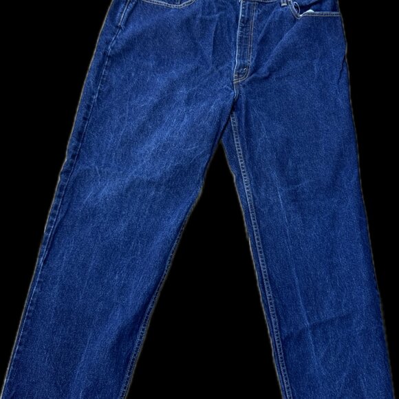 LEVIS 550 MENS RELAXED FIT COTTON JEANS 42X30 Blue #005500216 W42L30 - Picture 2 of 7